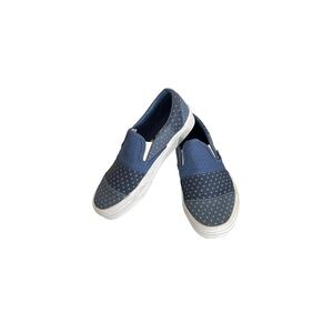 Vans Patch work Tie print Slip on’s. Size 5 US Men’s / US Women 6.5.